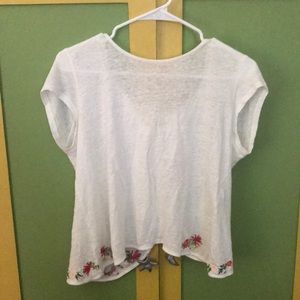 Sesame Split Back T-shirt